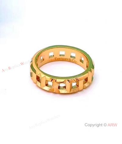 AAA Quality T I F F I NY T True Ring Yellow Gold Ring